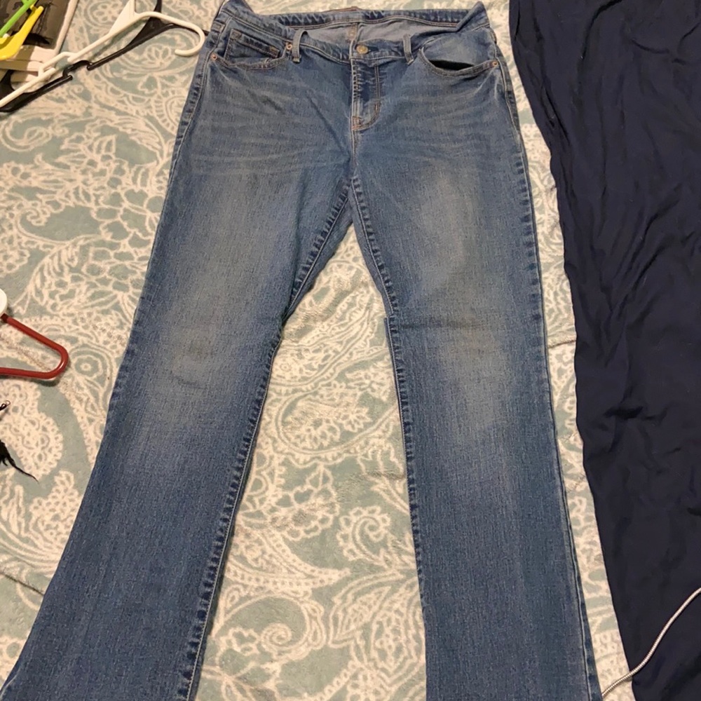 Boot cut denim jeans